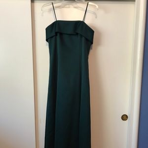 Hunter Green Alex Evenings Dress with Shawl